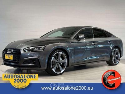Usata Audi A5 S-Line 190 CV (139 kW) 2018 Grigio Berlina