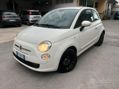 Usata Fiat 500 Sport 75 CV (55 kW) 2009 Bianco Cabrio