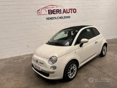 Usata Fiat 500 69 CV (50 kW) 2014 Bianco Cabrio