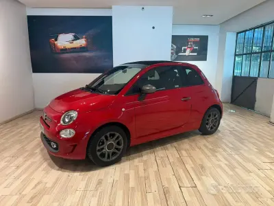 Usata Fiat 500C Lounge 69 CV (50 kW) 2017 Rosso Cabrio