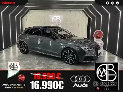 Usata Audi A3 Ambiente 150 CV (110 kW) 2018 Grigio Berlina