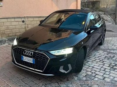 Usata Audi A3 Advanced 150 CV (110 kW) 2022 Nero Berlina