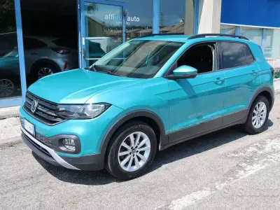 Usata VW T-Cross Style 95 CV (69 kW) 2019 Blu SUV