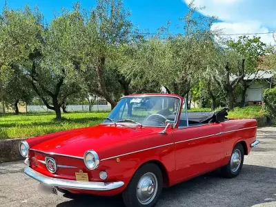 Usata Fiat 600D 30 CV (22 kW) 1960 Rosso Cabrio