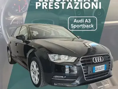 Usata Audi A3 Comfort 110 CV (80 kW) 2015 Nero Berlina