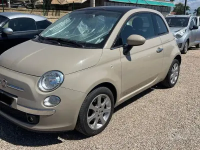 Usata Fiat 500 Lounge 95 CV (69 kW) 2014 Marrone Utilitaria