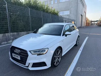 Usata Audi A3 Sport 184 CV (135 kW) 2018 Bianco Berlina