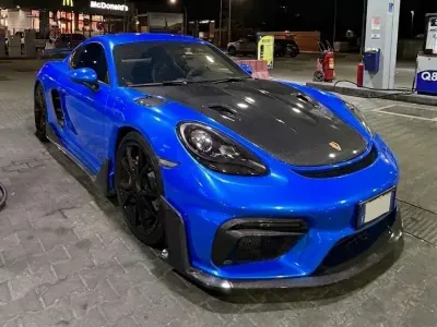 Usata Porsche 718 299 CV (219 kW) 2021 Blu/azzurro Coupé