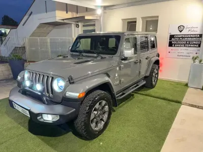 Usata Jeep Wrangler Unlimited Sahara 200 CV (147 kW) 2020 Grigio chiaro SUV