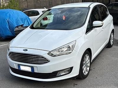 Usata Ford C-MAX Titanium S 95 CV (69 kW) 2015 Bianco Monovolume