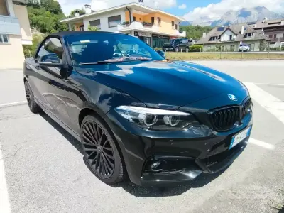 Usado BMW 218 Sport Line 136 CV (100 kW) 2020 Negro Descapotable