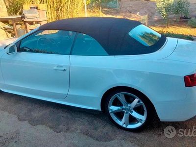 Usata Audi A5 Cabriolet S-Line 190 CV (139 kW) 2016 Bianco Cabrio