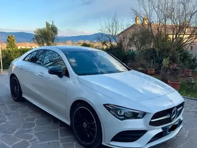 Usata Mercedes CLA200 AMG line 163 CV (119 kW) 2023 Bianco Coupé