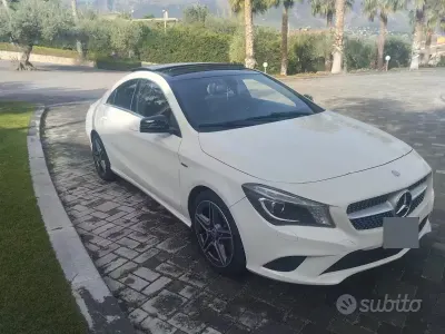 Usata Mercedes CLA200 136 CV (100 kW) 2014 Bianco Coupé