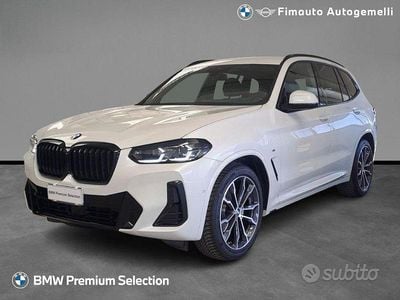Usata BMW X3 M Sport 190 CV (139 kW) 2023 Bianco / metallizzato SUV