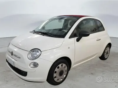 Usata Fiat 500C Pop 69 CV (50 kW) 2014 Bianco Cabrio