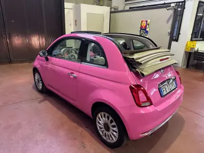 Occasion Fiat 500C Lounge 69 ch (50 kW) 2019 Rose Cabriolet