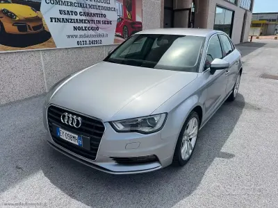 Usata Audi A3 Ambition 110 CV (80 kW) 2015 Argento Berlina