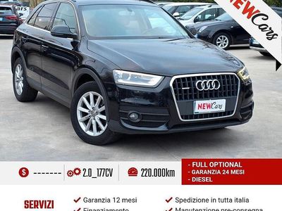 Usata Audi Q3 177 CV (130 kW) 2012 Nero SUV