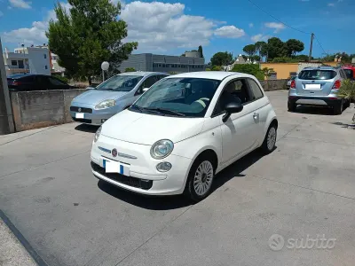 Usata Fiat 500 Pop 69 CV (50 kW) 2009 Bianco Cabrio