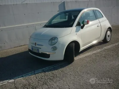 Usata Fiat 500 Lounge 69 CV (50 kW) 2010 Bianco Berlina
