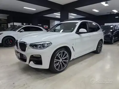 Usata BMW X3 M Sport 190 CV (139 kW) 2019 Bianco SUV