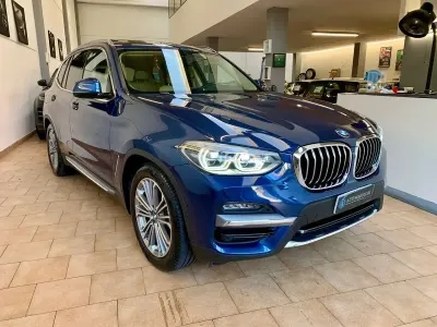 Usata BMW X3 Luxury Line 190 CV (139 kW) 2021 Blu/azzurro SUV