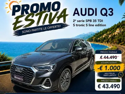 Usata Audi Q3 Sportback S-Line 150 CV (110 kW) 2025 Grigio daytona SUV