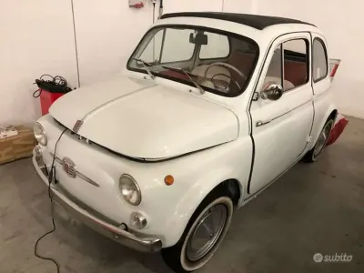 Usata Fiat 500 15 CV (11 kW) 1965 Bianco Utilitaria
