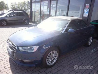 Usata Audi A3 Cabriolet Ambition 150 CV (110 kW) 2015 Blu Cabrio