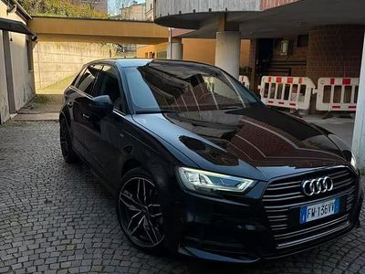Usata Audi A3 S-Line 116 CV (85 kW) 2019 Nero Berlina