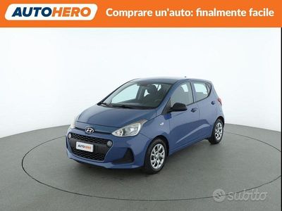 Usata Hyundai i10 Classic 83 CV (61 kW) 2017 Blu Utilitaria
