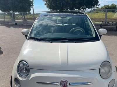 Usata Fiat 500 Lounge 69 CV (50 kW) 2010 Bianco Utilitaria