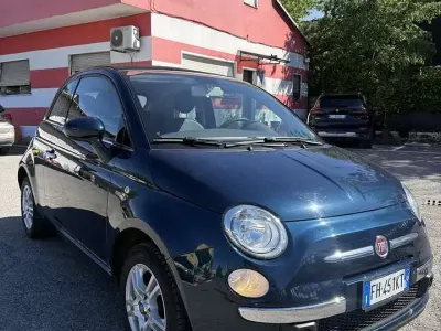 Usata Fiat 500C Lounge 69 CV (50 kW) 2013 Blu/azzurro Cabrio
