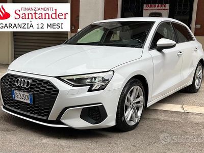 Usata Audi A3 Sport 150 CV (110 kW) 2021 Bianco Berlina