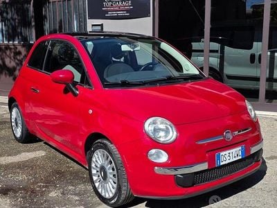 Usata Fiat 500 75 CV (55 kW) 2009 Rosso Cabrio