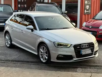 Käytetty Audi A3 S-Line 110 HP (80 kW) 2014 Harmaa Sedan