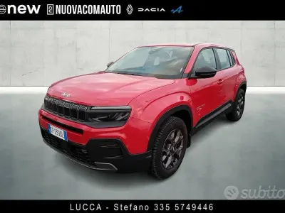 Usata Jeep Avenger Longitude 101 CV (74 kW) 2023 Rosso dinamico SUV
