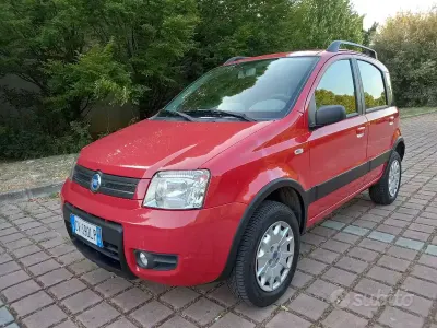 Usata Fiat Panda 4x4 60 CV (44 kW) 2005 Rosso Utilitaria