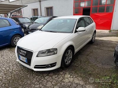 Usata Audi A3 Ambition 90 CV (66 kW) 2011 Bianco Utilitaria