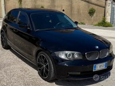 Usata BMW 120 177 CV (130 kW) 2009 Nero Utilitaria