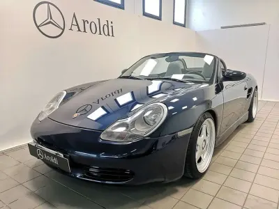 Gebraucht Porsche Boxster 204 PS (150 kW) 1998 Blau Cabrio