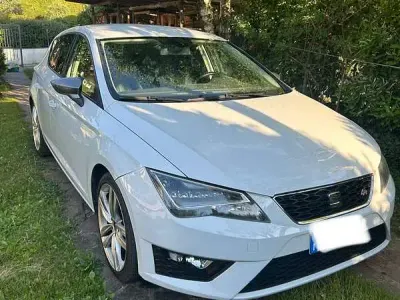 Usata Seat Leon FR 184 CV (135 kW) 2013 Bianco Berlina