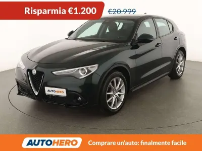 Usata Alfa Romeo Stelvio Executive 190 CV (139 kW) 2021 Verde SUV