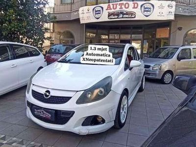 Usata Opel Corsa Sport 91 CV (66 kW) 2009 Bianco Utilitaria