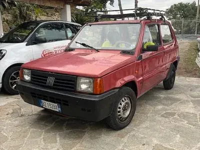 Usata Fiat Panda 54 CV (39 kW) 2002 Rosso Berlina