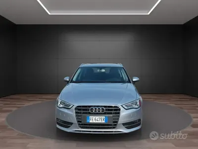 Usata Audi A3 Attraction 110 CV (80 kW) 2015 Grigio Berlina