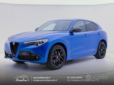 Usata Alfa Romeo Stelvio Ti 210 CV (154 kW) 2021 Blu SUV