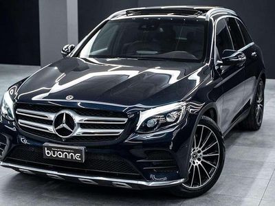 Usata Mercedes GLC250 Premium 204 CV (150 kW) 2018 Blu notte metall perlato Cabrio
