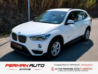 Usata BMW X1 Advantage 150 CV (110 kW) 2017 Bianco SUV